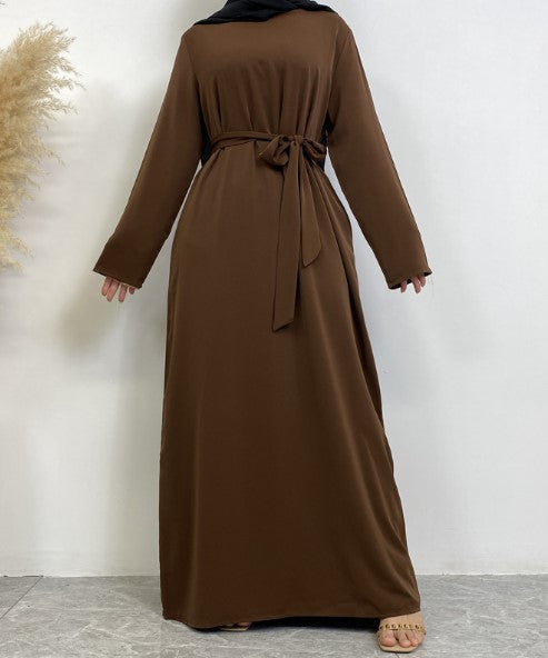 Abaya Hijab Kjole til Muslimske Kvinder – Beskeden og Elegant