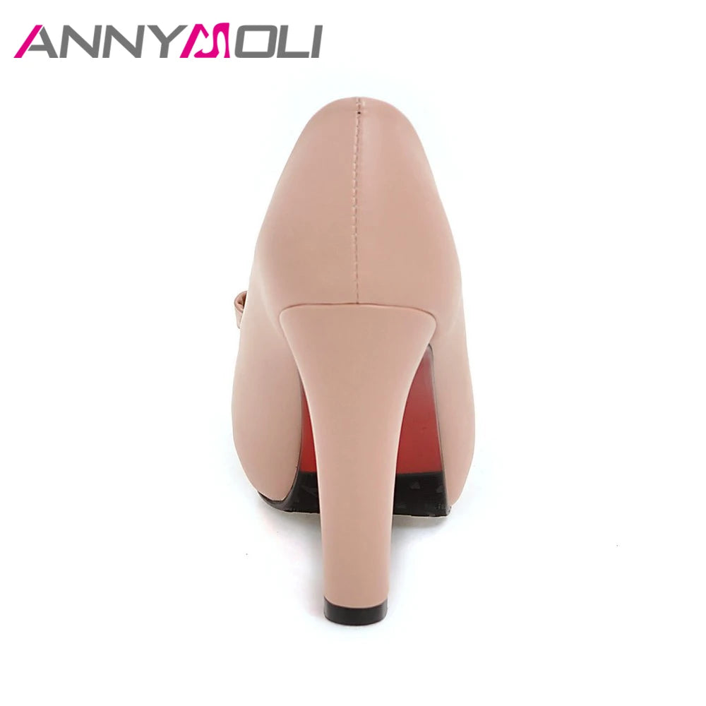 Women Pumps High Heels Platform Open Toe Bow Women Party Shoes Peep Toe High Heels Luxury Women Shoes Size 43 33 Spring