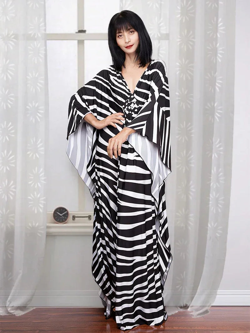 Easy Dry Beach Cover up Robe Plage Vestido Playa Beach Pareo Swimsuit Cover up Beachwear 2025 Bathing Suit Women Maxi Dress