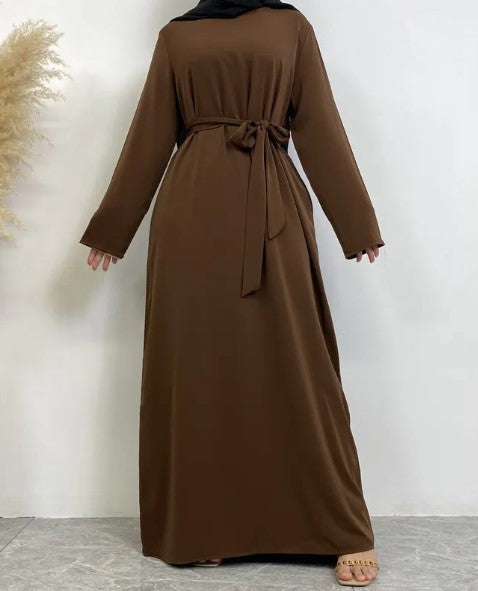 Abaya Hijab Kjole til Muslimske Kvinder – Beskeden og Elegant