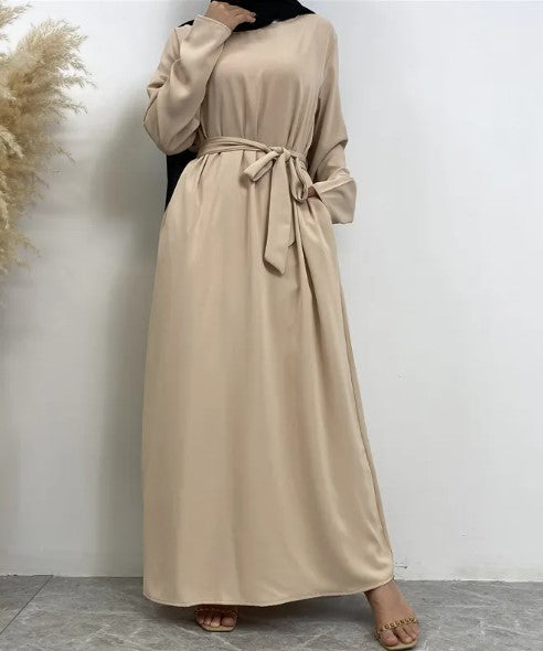 Abaya Hijab Kjole til Muslimske Kvinder – Beskeden og Elegant