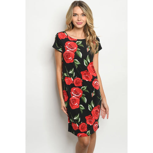 Roses Sommerkjole med Blomsterprint