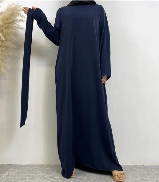 Abaya Hijab Kjole til Muslimske Kvinder – Beskeden og Elegant
