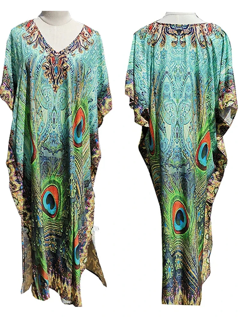 Easy Dry Beach Cover up Robe Plage Vestido Playa Beach Pareo Swimsuit Cover up Beachwear 2025 Bathing Suit Women Maxi Dress